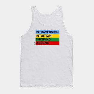 INTJ - MBTI 16 personalities test Tank Top